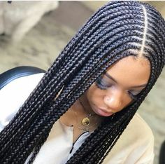 Cornrow Raster Hairstyle, Raster Braids Styles Long, Braids With Bangs, Small Knotless Braids, Small Knotless, Weave Hairstyles Braided, Short Box Braids Hairstyles, Big Box Braids Hairstyles, African Hair Braiding Styles