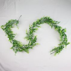 green leaves are arranged in the shape of a heart