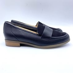 Dr. Scholl's Women's Rate Moc Slip On Black Faux Vegan Leather & Microsuede Loafers. Women's Size 6.5. Condition: New In Box; Box Has Wear. New To Poshmark? Sign Up Using Invite Code: Tentoday For $10 Off Your Purchase! A Comfy And Classic Loafer That’s Ready For The Work Day Or Every Day. - Sustainably Crafted: Linings And Topcloth Made From Recycled Bottles, Recycled Toe Box And Heel Counter - Materials: Faux Leather Or Refiber Microfiber Made From Recycled Plastic Bottles - Fit: Slip-On Fit F Black Slip-on Loafers With Suede Lining, Workwear Faux Leather Slip-ons With Flat Heel, Classic Black Slip-ons Medium Width, Black Leather Loafers For Business Casual, Black Loafers With Cushioned Footbed For Spring, Black Cushioned Loafers For Spring, Black Suede Loafers For Business Casual, Black Suede Leather Shoes For Business Casual, Black Faux Leather Work Shoes