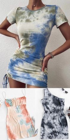 Hot tie dye boycon dresses for you! Short Black Bodycon Dress, Black Dress Mini, Mini Lace Dress, Body Con Dress Outfit, Bodycon Dress Formal, Bodycon Dress Casual, Short Bodycon Dress, Plus Size Bodycon Dresses, Buy List