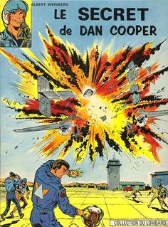 an image of a comic book cover with the title'l'integale dan cooper