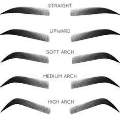 Mircoblading Eyebrows, Types Of Eyebrows, Membentuk Alis, Bentuk Alis, Eyebrow Styles, Eyebrow Makeup Tutorial, Arch Brows, Eyebrow Design, Arched Eyebrows