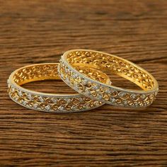 Kangan Design Gold Bangles, Gold Kangan Design, Kangan Design, Latest Gold Bangles, Gold Kangan, Simple Gold Bangle, Plain Gold Bangles, Gold Bangles Indian, Hand Chain Jewelry