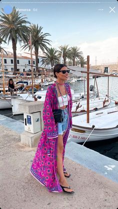 Beach Outfits 2023 Fashion Trends, Phuket Outfit Ideas, Mode Kimono, Outfits Dress, Summer Kimono, Fashion Mistakes, Outfits Winter