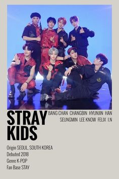 the poster for stray kids'upcoming album