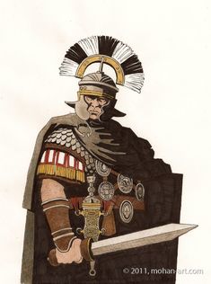 Roman Centurion Art, Roman Army, Roman Legion, Roman Era, Art Comic, Knight Art