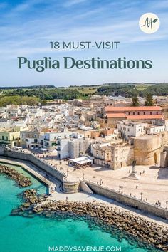 Discover Puglia's treasures with my ultimate guide to the 18 best places to visit in Puglia. Whether captivated by Alberobello's historic charm or enchanted by Gargano's ancient beechwood forests, this Puglia travel guide unveils the beauty of each Puglia destination. Tap now to discover the 18 best places in Puglia, Italy! | Europe Destinations Monopoli Italy, Top Europe Destinations, Italy Destinations, Ways To Travel, Incredible Places