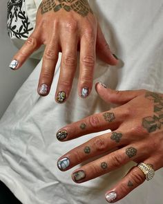 Nail Art Designs For Men, Guys Nails Painted, Masc Nail Art, Men Nail Ideas, Boy Nail Art, Nail For Men, Men Nails Design, Men’s Nails, Nail Men