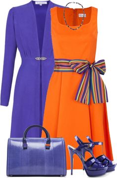 Orange Outfit Ideas, Color Blocking Outfits, Color Combinations For Clothes, Orange Outfit, Stylish Work Attire, Heavy Coat, Special Clothes