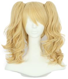 PRICES MAY VARY. 100% Brand New Adjustable Size: The maximum circumference approx 21~24inch/54~62cm(exist 1~2cm normal error), the size of wig cap is adjustable, which can fit different head size High Quality: 100% high-quality high-temperature synthetic fiber,which is very suitable for long term use Wig color may vary due to different monitor or lights Function: Perfect for Halloween wig, concerts, theme parties, weddings, dating, and any other occasion Ponytail Blonde, Pigtail Wig, Two Ponytails, Long Ponytail, Halloween Wigs, Wig Color, Full Wigs, Costume Wigs, Theme Parties