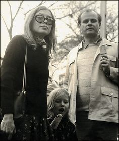 Joan Didion: Pictured with husband and soul mate John Gregory Dunne. They set a trend becoming mutual muses. In a 2005 interview Didion recalled, "We amused each other and I thought he was smart. He knew a lot of stuff that I didn't know, like politics and history - I had managed to go through school without learning much except a lot of poems." Netflix Documentaries, Quintana Roo, Book Images, The New York Times, Style Icons