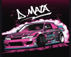 Drift Tattoo, Jdm Illustration, Drift Drawing, Jdm Art, Car Iphone Wallpaper, Automotive Illustration, R34 Gtr, Car Station, Jdm Wallpaper