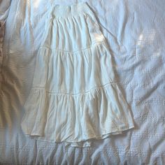 Never Worn, Like New Long White Skirt, Low Waist Skirt, High Waisted Midi Skirt, White Maxi Skirt, White Long Skirt, Skirts White, White Maxi Skirts, Skirts Midi High Waisted, Linen Skirt