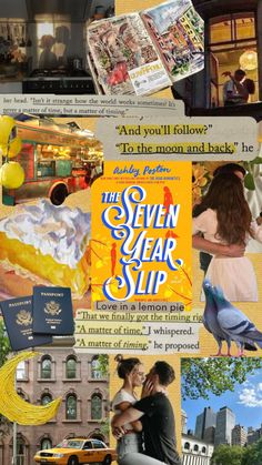 the seven year trip movie poster with images of people and their families, including an image of