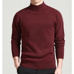 Men Sweater Solid Pullovers Mock Neck Thin Fashion Undershirt – ingodeal Cool Jumpers, Autumn Wear, Mens Crewneck Sweatshirt, Chic Sweaters, Cool Sweaters, Mock Neck Sweater, Knit Fashion, Mens Crew Neck, Spring And Autumn