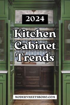 the kitchen cabinet trend is here