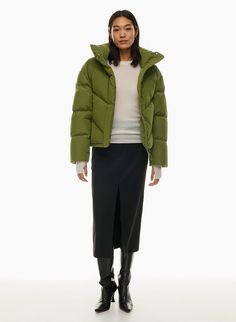 THE CLOUD PUFF™ Aritzia Cloud Puff, Fall Down Puffer Jacket, Puff Jacket Outfit, The Super Puff, Puffer Jacket Style, Short Puffer Jacket, Super Puff, Puff Jacket, Down Puffer Jacket