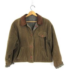 Brown Corduroy Jacket, Brown Corduroy, Fall Jackets, Cropped Jacket, Corduroy Jacket, Dream Clothes, Wool Jacket, Green Brown, Look Cool