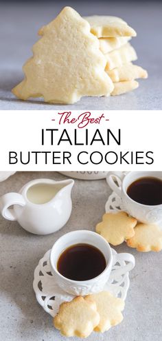 the best italian butter cookies are made with only 3 ingredients and they're so good to eat