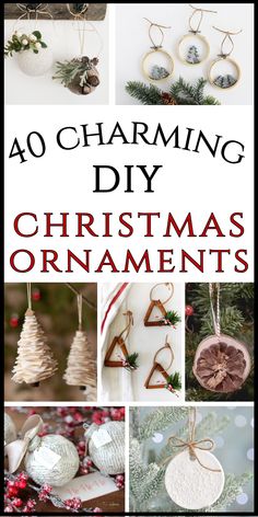 40 charming diy christmas ornaments