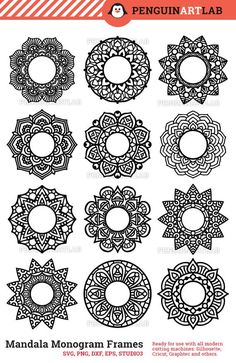 an image of a set of circular designs