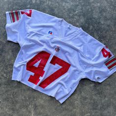 Vintage 90's Ohio State Buckeyes University Custom Crop Jersey Size approx Small/Medium(tagged youth XL) Measures 20" pit to pit x 20" length  Excellent shape overall Clean cut hem Custom Cut to Crop Style  Any questions just ask! Ohio State Outfit, Crop Style, Ohio State Buckeyes, Clean Cut, Cropped Style, Ohio State, Favorite Things Gift, Vintage 90s, Ohio