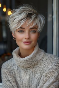 38 Stunning Pixie Haircuts for a Trendsetting Makeover in 2024 – CreativeBooster Short Choppy Haircuts, Choppy Haircuts, Short Hair Images, Messy Short Hair, Short Grey Hair, Edgy Short Hair, Sassy Hair, Pixie Haircuts, Short Pixie Haircuts