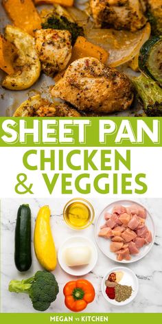 sheet pan chicken and veggies cookbook