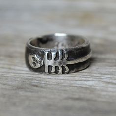 Till Death Us Do Part Ring by #pegandawl, #fathersday Skeleton Ring, Plain Ring, West Chester Pa, West Chester, Jewelry Metal, Funky Jewelry, Metal Accessories, Skull Ring, Punk Style