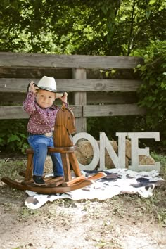 First Birthday Pictures Western, 1st Birthday Party Picture Ideas, Hunting Theme First Birthday Photoshoot, Western 1 Year Photos, One Year Western Pictures, Western One Year Old Photo Shoot, My First Rodeo Birthday Pictures, 1st Birthday Cowboy Pictures