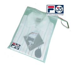 an image of a white shirt and tie in a plastic bag on a white background