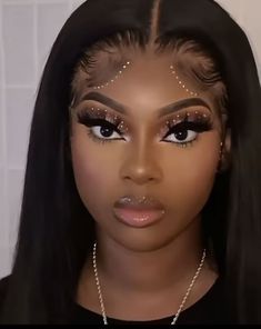 Makeup Tutorial Steps, Gold Makeup Looks Black Women, Simple Makeup Tutorial, Makeup For Hooded Eyes, Simple Prom Makeup, Brown Makeup Looks, Eye Makeup For Hooded Eyes