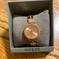 Brand New, Never Used. Comes With Box. Guess Watches Women, Guess Charm Bracelet, Guess Seductive Perfume, Guess Women Watches, Guess Watches, Guess Jewelry, Guess Watch, Silver Watches Women, Watches Women