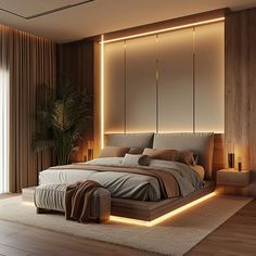 Japandi bedroom oasis emphasizing clean aesthetics and organic materials Neutral Master Bedrooms With Pop Of Color, Japandi Bedroom, Bedroom 2024, Luxury Room, 2024 Ideas, Modern Luxury Bedroom, Luxury Bedroom Design, Luxurious Hotel, Bloxburg Ideas