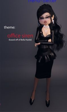 Dti Office Siren Outfit, Dti Musem Visit, Office Siren Clothes, Office Siren Dti Outfit, Office Siren Outfits Dress To Impress, Boss Dti Outfit, Dress To Impress Boss Theme, Glamour Dti Outfit, Dti Office Siren