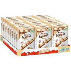 six boxes of ice cream are stacked on top of each other