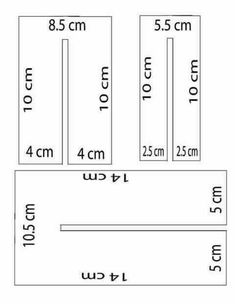 the height and width of an area in front of a building, with measurements for each section