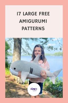 Check out these large amigurumi patterns. They’re 100% free and make for perfect gifts! Try one of the giant animal amigurumis, dolls, donuts and more. Extreme Amigurumi Free, Large Animal Crochet Patterns Free, Crochet Big Dinosaur Pattern Free, Giant Dinosaur Crochet Pattern, Giant Amigurumi Pattern, Giant Crochet Animals, Crochet Giant Plushies Pattern Free, Large Crochet Amigurumi, Giant Crochet Pattern