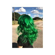 Green Hair Dye, Hair Coloring, Vibrant Green, Green Hair, Hair Dye, Hair Colors, Go Green, Dyed Hair, Hair Ideas