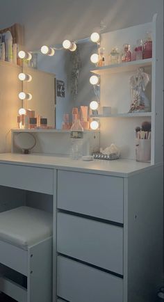 Vanity 
Led light 
Lightbulb 
Hollywood mirror 
Amazon 
Vanity desk 
Makeup vanity 
Makeup 
Mirror Led Mirror Makeup, Vanity With Lights, Beauty Room Vanity, Vanity Mirror With Lights, Makeup Stool, Classy Bedroom, Wooden Vanity, Mirror Makeup