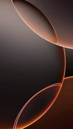 an orange and black background with circles