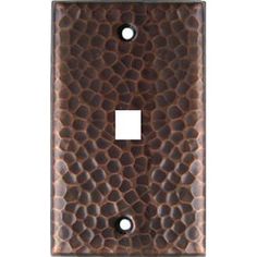 a light switch cover with an animal skin pattern