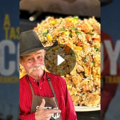 Cowboy Cooking, Kent Rollins, Chicken Fried Rice, Chicken Fried, Consumer Health, Asian Cooking, Asian Inspired, Fried Rice, Fried Chicken