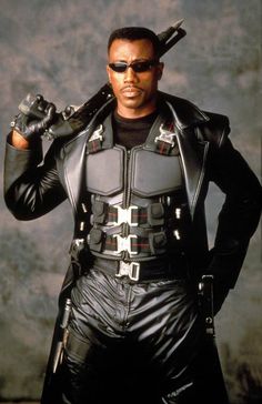 Blade Wesley Snipes, Kate Und William, Black Leather Vest