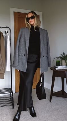 Rok Outfit, Chique Outfits, Office Outfits Women, Business Outfit, Mode Inspo, Looks Chic, Blazer Outfits, 가을 패션, Work Outfits Women