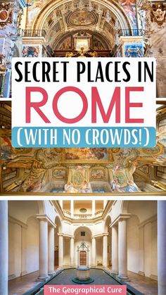 Pinterest pin for 40+ Hidden Gems in Rome Places In Rome, Cruise Italy, Rome Vacation, Italy Trip Planning, Trip To Rome, Things To Do In Rome, Rome Travel Guide, Rome Itinerary, Day Trips From Rome