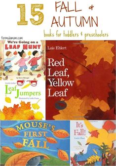 fall and autumn books for toddlers and preschoolers