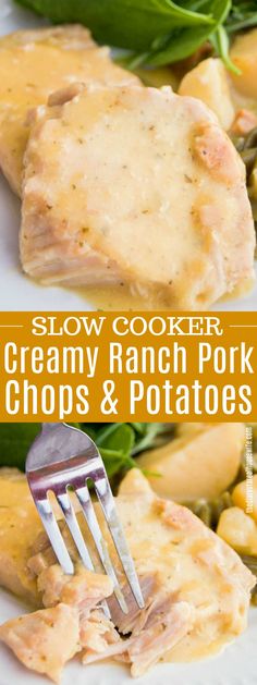 this creamy ranch pork chops and potatoes is the perfect side dish for dinner