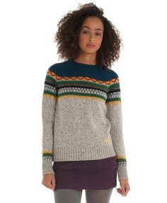 Superdry Lodge Fairisle Crew Crew Neck Sweaters, Fair Isle Knitting, Knitwear Cardigan, Fair Isle, Fashion Sense, Cardigans For Women, Crew Neck Sweater, Cardigans, Knitwear