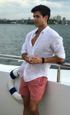 Men's Summer Outfit, Mens Casual Outfits Summer, Men Fashion Casual Shirts, Mens Casual Dress Outfits, Mens Fashion Casual Outfits